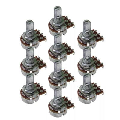 Short Shaft Mini A500K Potentiometers (Set of 10) image 1