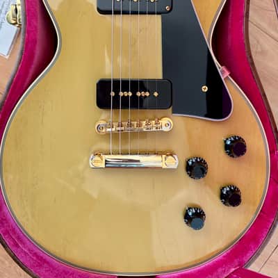 (2022) Gibson Custom Shop M2M '54 Les Paul Custom Reissue - VOS TV-Yellow image 6