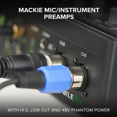 Mackie MobileMix 8-Channel USB-Powerable Mixer for Streaming and Recording with Smartphones and DSLR Cameras, Live Streaming with Instruments, Microphones, Bluetooth image 5