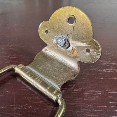 Gibson Vintage 1950's ES-295 ES-225 Gold Wrap Trapeze Tailpiece 1952 1953 1954 1955 1956 1957 1958 1959 image 5