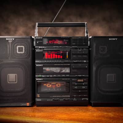 SONY FH-909R 🌈RaRe🌈 Flagship Vintage Cassette Stereo System image 2