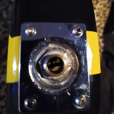 Kramer ,80,S Maple Body Yellow Bumble Bee Striped Paint Job Charvel Japan Neck image 16