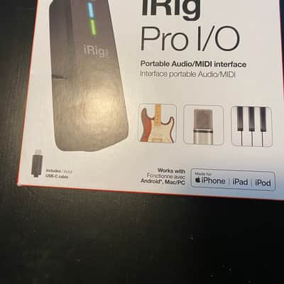 IK Multimedia iRig Pro I/O Mobile Audio Interface 2017 - Present - Black image 6
