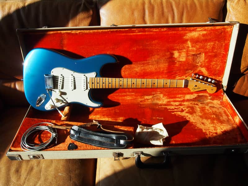 1954 Fender Stratocaster - Lake Placid Blue factory refin + HSC image 1