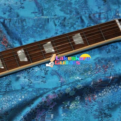 Gibson NAMM Flying V  Custom Shop From Japan 2017 Trans Blue image 7