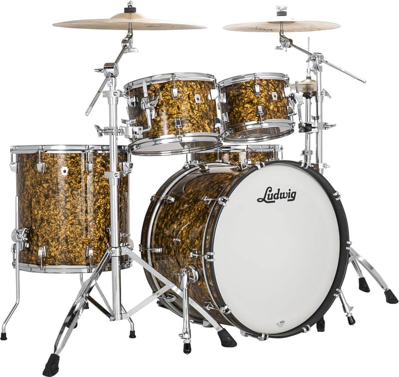 Ludwig LN3404TX NeuSonic Mod 2 Outfit 7x10/8x12/16x16/14x22" Drum Set image 5