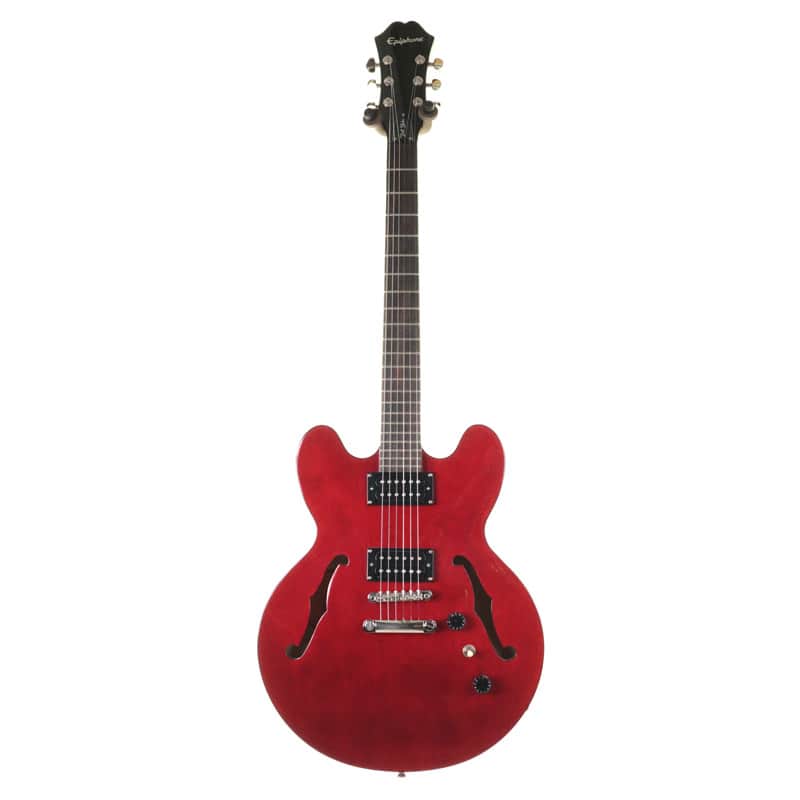 Epiphone Dot Studio ES-335 Electric Guitar, Cherry Red w Gig Bag