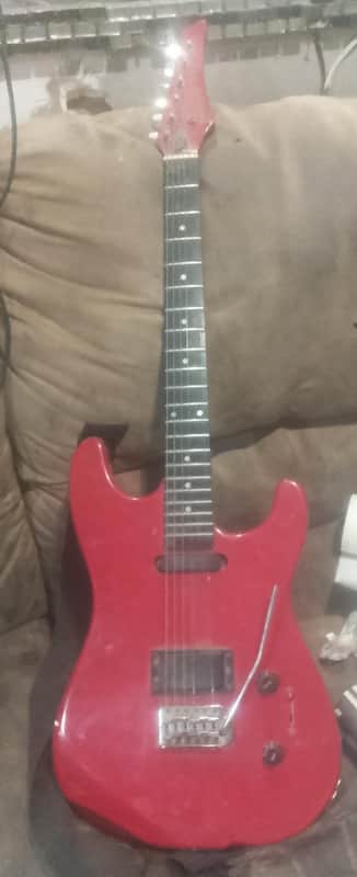 1987 BC Rich ST-III Custom BN NJ Series Vintage Electric Guitar Red, Japan image 1