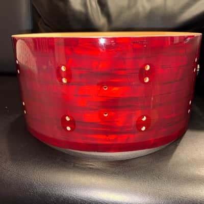 Pearl Masters Premium 14”x6.5” Snare Shell 2007-2008 - Red Onyx image 2