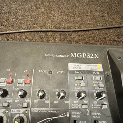 Yamaha MGP32X 32 Channel Analog Mixing Console 2017 - Present - Black image 3