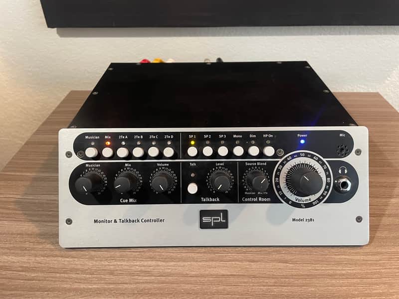 SPL 2381 MTC Monitor and Talkback Controller 2008 - 2022 - Black image 1