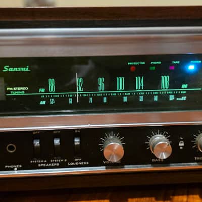 Vintage Sansui 3000A, 45W AM/FM Stereo ReceiveR POWER AMPLIFIER W/ Woods Case image 4
