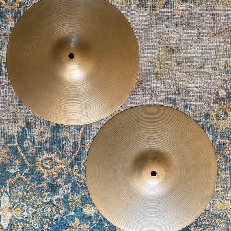1960s Vintage Zildjian 12” NEW BEAT Hihats 649 802 g | Reverb Canada