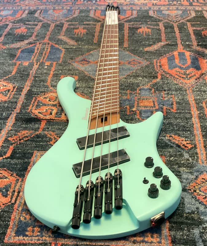 Ibanez EHB1005MS 5-String RH Electric Bass Guitar - Seafoam Green Matte image 1