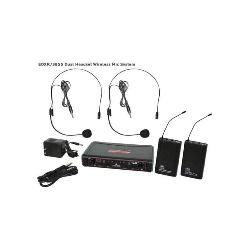 Galaxy Audio UHF Wireless Dual Headset Mic System image 1
