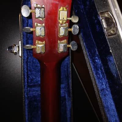 Vintage 1970s Granada W-65 Hummingbird Copy Acoustic Guitar PROJECT Japan Fender Hard Case image 7