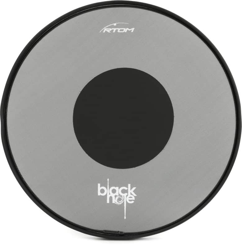 RTOM Black Hole Mesh Bass Drum Practice Pad Version 2 - 20 inches (BLKHOL20V2d1) image 1