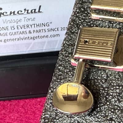 Kluson Vintage Guitar tuners single line for Fender ®️ Guitars / Left handed moldel - Nickel image 5