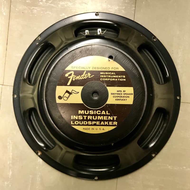 Fender Special Design Gold Label Eminence 12" 8 Ohm Guitar Amp Speaker 037617 image 1