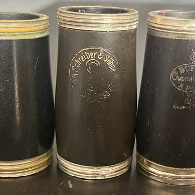 Lot of 20 Vintage Clarinet Barrels - Wood, Hard Rubber, and Plastic image 1