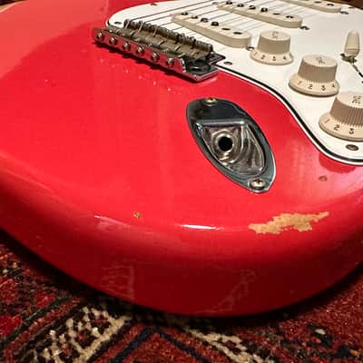 Fender Custom Shop '60 Reissue Relic Stratocaster 2022 Fiesta Red image 6