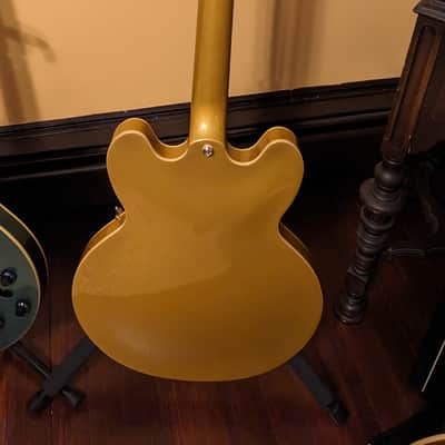 Epiphone ES-335 Traditional Pro w/Epiphone 2021 - Metallic Gold image 2