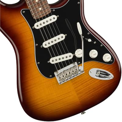 Fender Player Stratocaster Plus Top with Pau Ferro Fretboard 2018 - 2024 - Tobacco Sunburst image 2