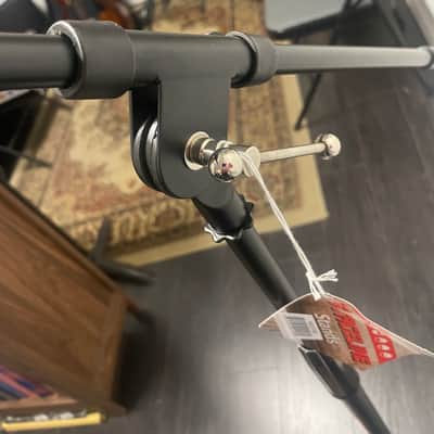 Stageline Stageline Black Tubular Steel Tripod MS205B MIC STAND WITH BOOM - Black Steel image 6