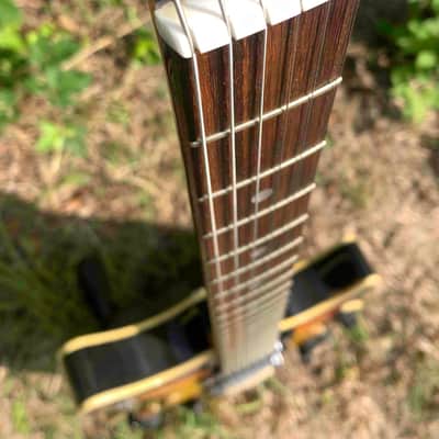 Rare Eko Asymmetric Double Cutaway Florentine Semi-Hollow Electric Guitar – Vintage Italian Design image 5