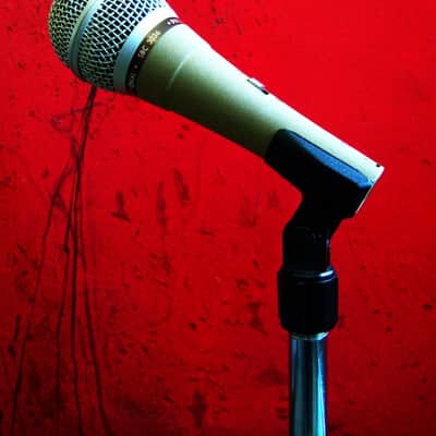 Vintage 1980's Philips SBC 3036 dynamic cardioid microphone Low Z w mic clip AKG Shure Electro Voice # 2 image 5
