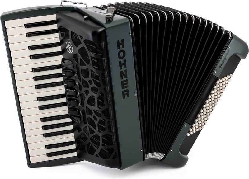 HOHNER BRAVO MYCOLOR III 72 TWILIGHT (RAL 7026) image 1