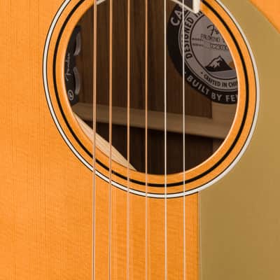 Fender California Vintage Palomino with Case, Gold Pickguard - Aged Natural image 2