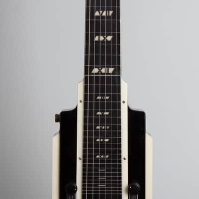 National Electric Hawaiian Lap Steel Electric Guitar (1938), ser. #B1295, original tan hard shell case. image 8