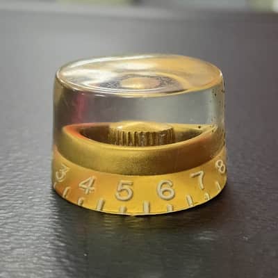 Vintage Gibson Tall Speed Knob 50's Gold image 3