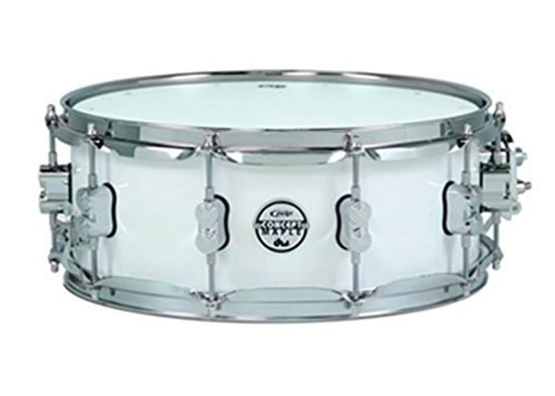PDP 5.5" x 14" Concept Maple Snare Drum in Pearlescent White image 1
