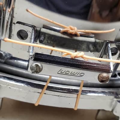 Ludwig Coliseum 8”x14” Snare Drum 1970’s - Chrome Over Maple image 9
