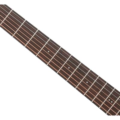 Used Ibanez AAD190CEWKH Adanced A/E Guitar - Weathered Black Open Pore image 3