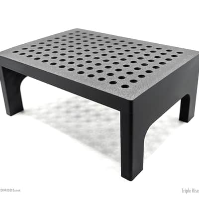 Triple Tall Pedal Riser for Temple Audio Templeboards – No Hook & Loop – Works with BoardMods Plates & Temple QRP