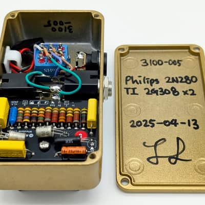 Milestone Effects Aureole Fuzz MK1 Bender Style Germanium Philips 2N280 OC71 TI Texas Instruments 2G308 280 71 308 R.01 Tone MkI Tonebender image 5