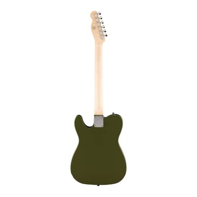 Squier Sonic Esquire H with Laurel Fingerboard and Black Pickguard (Olive) image 2