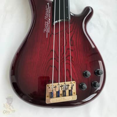 1985 Tune Bass Maniac Fretless TB-4/FL TRS image 2