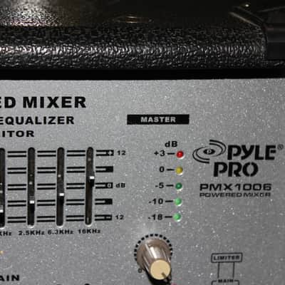 Pyle Pro PMX 1006/10 Channel 800Watt Powered Mixer Head image 2
