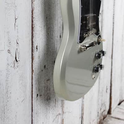 Epiphone SG Standard Solid Body Electric Guitar Silver Mist with Gig Bag image 9