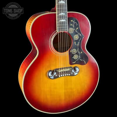 Used 2024 Gibson Custom Shop Jimmy Page Collector's Edition "Signed" 1964 SJ-200 Murphy Lab Light Aged Cherry Tea w/case TSU25248 image 13