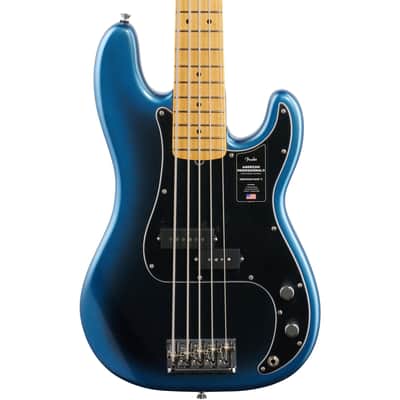 Fender American Pro II Precision Bass V Bass Guitar (with Case), Dark Night image 1