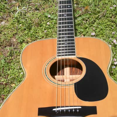 Morris F30 OOO size Guitar MIJ Circa 1980 Natural+ Hard Case image 20