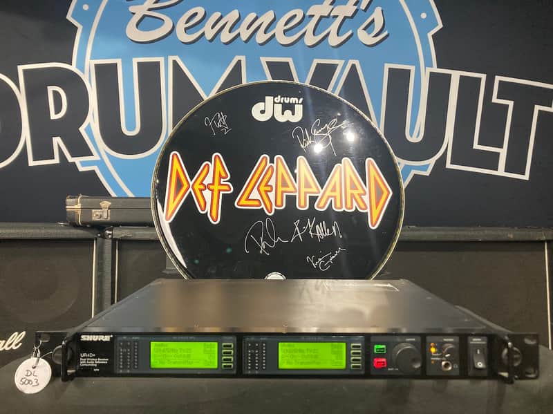Shure Def Leppard's, UR4D Wireless Receiver 2010s (DL #5003) - Black Bild 1