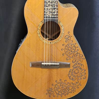 Blueberry Handmade Classical Nylon String Parlor Size Guitar image 13