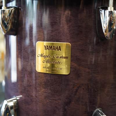 Yamaha/Japan Maple Custom Absolute Series 10" Tom - Plum Lacquer | 9x10" image 4