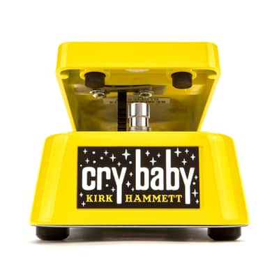 Dunlop KH95Y Kirk Hammett Signature Cry Baby Wah 2024 - Yellow Sparkle (Mint, Open Box) image 3